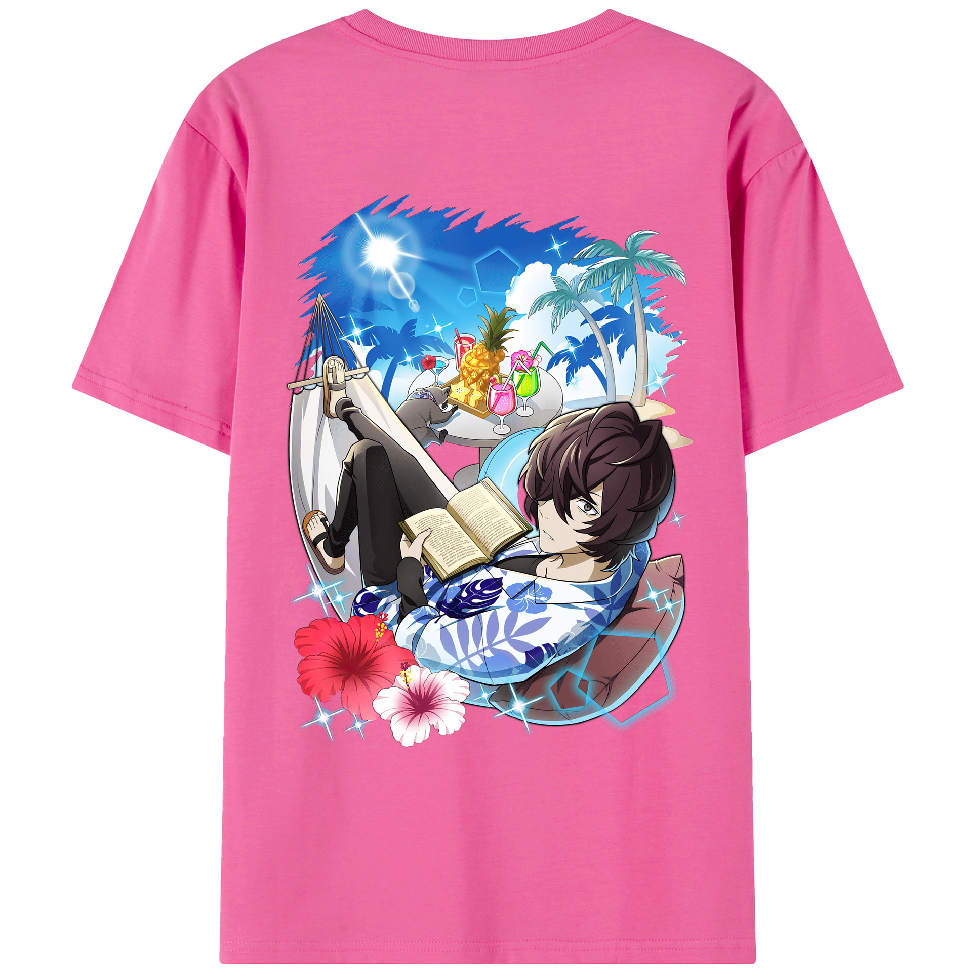 （画像用） 文豪ストレイドッグス Bungo Stray Dogs レディース半袖Tシャツ(バックプリント)
